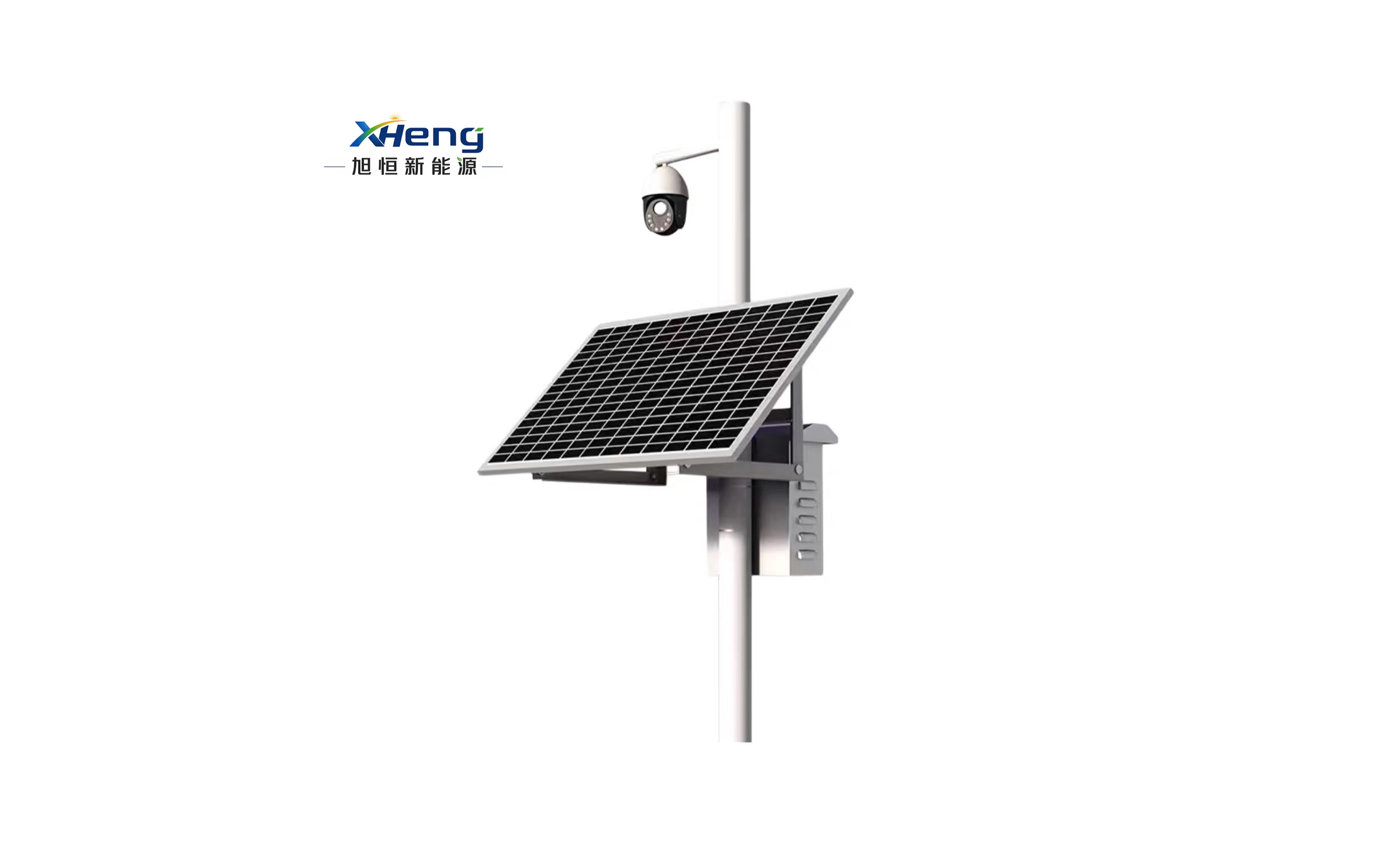 100W50A 太阳能供电系统实物图